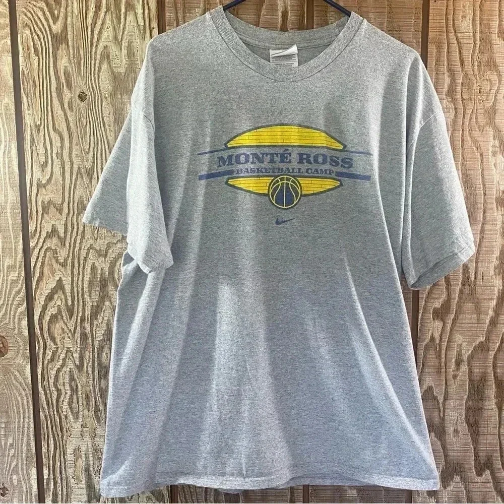 Vintage Nike Mont Ross Basketball Camp Tee Shirt